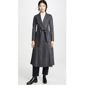 Harris Wharf London long wool coat